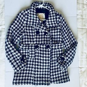 Houndstooth Peacoat